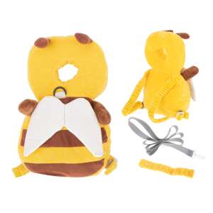 Gelber Bienen-Sicherheitsrucksack für Kleinkinder, die das Laufen lernen, mit verstellbaren Trägern und einer Leine - Bettnestchen