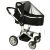 Babakocsi black elastic mosquito net 140cm on stroller
