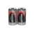 2 pack Maxell C size zinc batteries