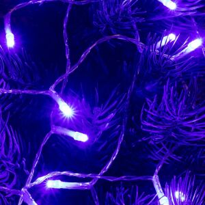 Kék LED izzósor karácsonyfán - Home by Somogyi