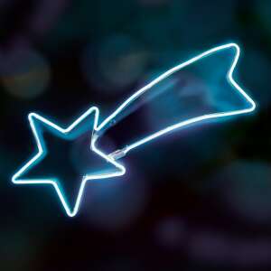 HOME Shooting Star Neon-Light, Outdoor, 31x64cm