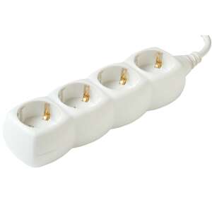 Hálózati elosztó 4-es 1,5 m fehér