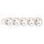 White 5-outlet power strip with 3 meter cord