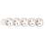 White 5-outlet power strip with 3 meter cord
