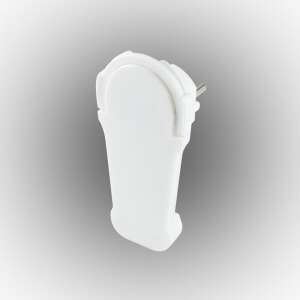 HOME Földelt Csatlakozódugó, Falhoz Simuló, Fehér, ştecăr plat, profil redus, alb, împământat, priză electrică - Conectori și mufe