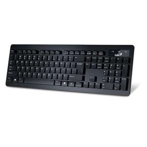 Genius SLIMSTAR 126 HUN black wired keyboard with multimedia keys - Genius Keyboard