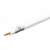 USE Koax Kábel, 75 Ohm, Trishield, 305m/Tk S 6TSV/BK coaxial cable, white