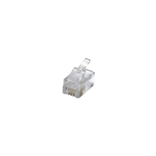 USE Tel.Plug, 6P4C, RJ11, 5pcs