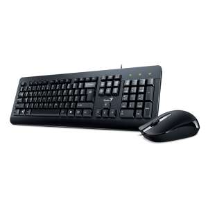 Genius KM-160 Wired Keyboard and Mouse Combo, Black - Genius Keyboard