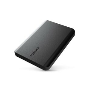 Schräge Ansicht der Toshiba Canvio Basics 1TB Externen Festplatte - Externe Festplatten