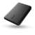 Toshiba Canvio Basics 1TB hard disk extern, negru, vedere din unghi