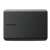Toshiba Canvio Basics 1TB hard disk extern, negru, vedere din față