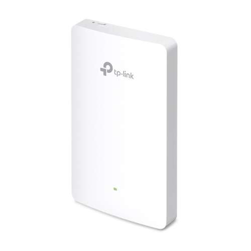 TP-Link Access Point WiFi AX1800 - Omada EAP615-Wall (574Mbps 2,4GHz + 1201Mbps 5GHz; 3x 1Gbps; af/atPoE; für Wandgehäuse)