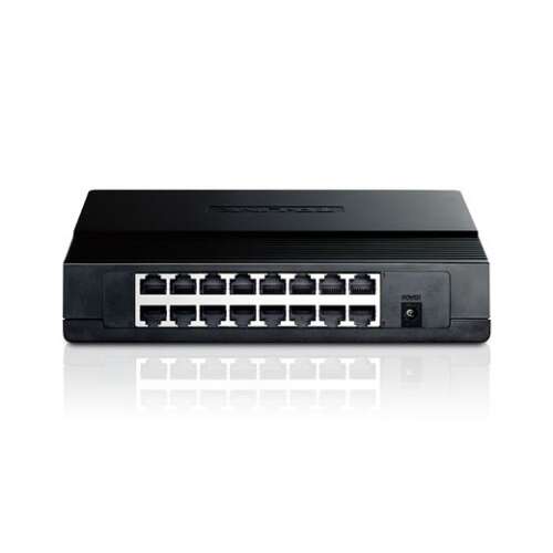 TP-Link TL-SF1016D Fara management Fast Ethernet (10/100) Alb
