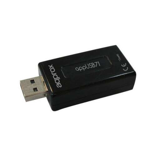 APPROX Hangkártya - USB csatlakozás, 7.1 hangzás