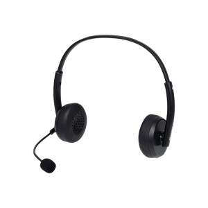Sandberg USB Office Headset Saver, black, with microphone, volume control, 1.5m cable - Headphone