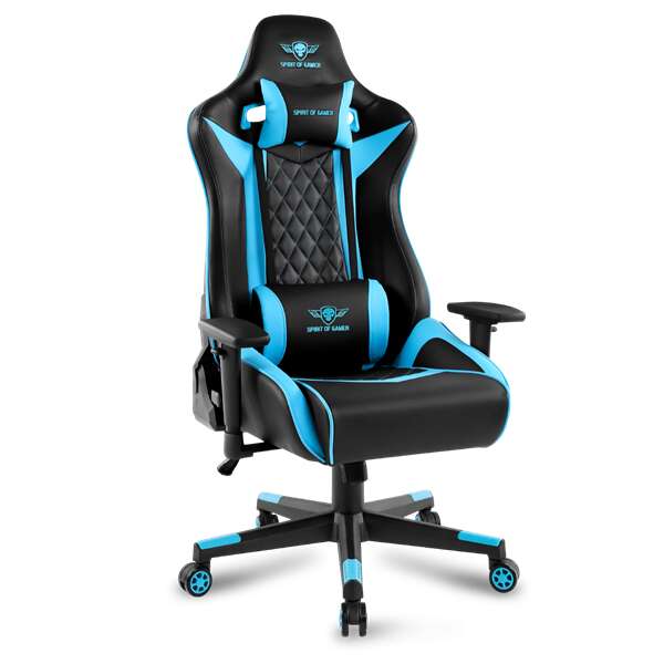 Spirit of Gamer szék - CRUSADER Blue (állítható dőlés/magasság/ka...