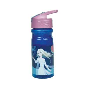 Fľaša na vodu Disney Frozen Elsa 500ml so slamkou, modrá s obrázkom Elsy - Preprava jedla a nápojov