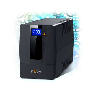Njoy PWUP-LI060H1-AZ01B UPS, 600VA, 360W, Line-Interactive, afișaj LCD tactil - NJoy Surse de alimentare neîntreruptibile UPS