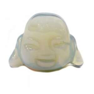 Szobrocska - Buddha Feje- Opál