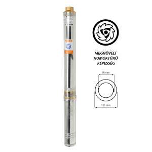 IBO 4" SD 6/10 400V merülő szivattyú kutakhoz, 98mm átmérő, rozsdamentes acél, fokozott homokkal szembeni ellenállás - IBO