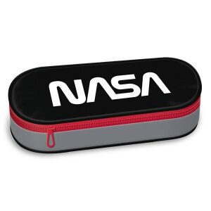 NASA Federmäppchen - Schwarzes Mäppchen mit Reißverschluss für Schulbedarf - Ars Una Federmappen