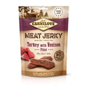 Carnilove Jerky Snack Turkey with Venison Fillet – pulyka szarvas filével 100g 74270700 