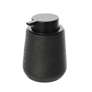 Black ceramic soap dispenser with pump, Feridras Ibiza - Soap Dispenser
