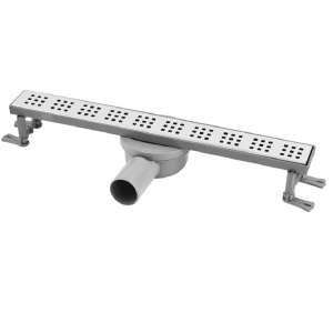 Maxiflow Pear zuhanylefolyó rozsdamentes acél ráccsal, 50cm - Zuhanyfej