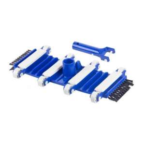 Strend Pro Flexible pool cleaning brush, 38.5x19 cm, blue - Manual Cleaning Tool