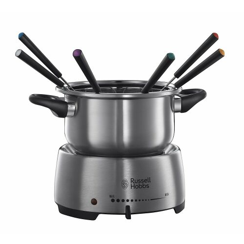 Fondue maker Russell Hobbs 22560-56 Fiesta , 1200 W, 2 l, 6 furculite, otel inoxidabil (22560-56)