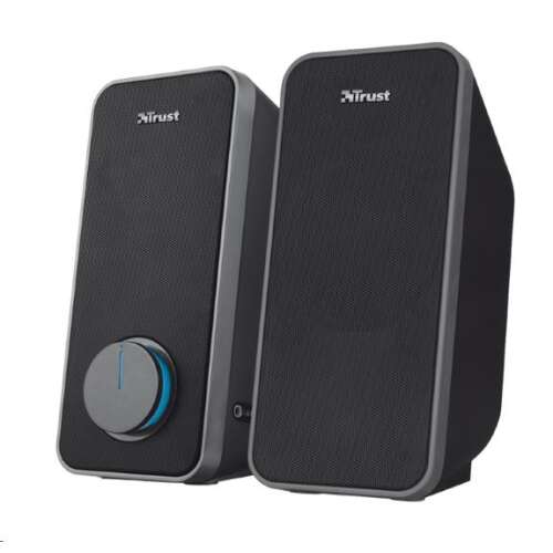 Boxe negre Trust Arys 2.0, design compact