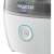 Sencor SHF 901WH ultrasonic humidifier, white with blue accents, close-up of power button