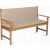 Fieldmann FDZN 9009 cream garden bench cushion, comfortable outdoor seating