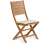 Fieldmann FDZN 4012 folding garden chair with cream cushion