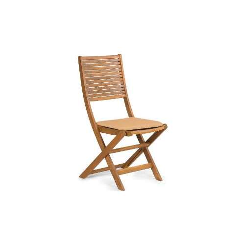 Fieldmann FDZN 4012 folding chair with cream cushion