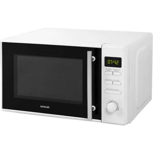 Sencor SMW 5220 Microwave Oven, 20L, 700W, 8 Power Levels, Timer, White