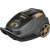 Sencor SVC 9300BK bagged vacuum cleaner, black and gold, side view