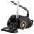 Sencor SVC 9300BK bagged vacuum cleaner, black and gold, back view