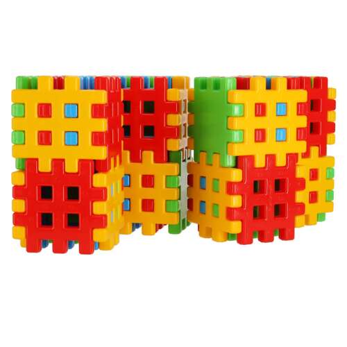 Stavebné bloky pre deti - oblátky - dvojitá sada, 48 prvkov