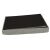 Ikonka Grey Folding Ottoman with Storage, folded view