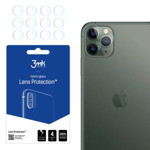 3mk iPhone 11 Pro Max Protecție Lentilă - Sticlă Hibridă 4 buc - Protecție Obiectiv Cameră - 3MK Folii protecție