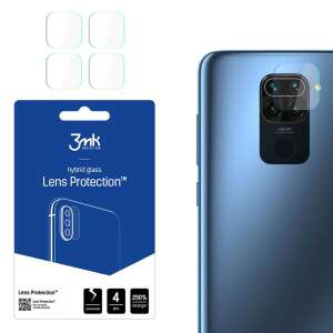 3mk Lens Protection pentru Xiaomi Redmi Note 9 4G aplicată pe camera telefonului, set de protecție pentru lentilă - 3MK Folii protecție