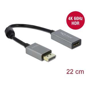 Delock Aktív DisplayPort 1.4 - HDMI átalakító 4K 60 Hz (HDR) (66436) 84094241 