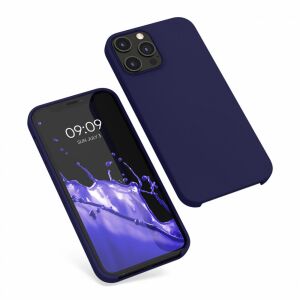 kwmobile blue silicone case for iPhone 12 Pro Max - Nonbrand Phone Case