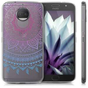 Motorola Moto G5S Plus Mandala Case, kwmobile, Transparent Silicone Case, Protective Cover, Phone Case - Phone Case