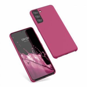 kwmobile Samsung Galaxy S21 pink silicone case - Phone Case