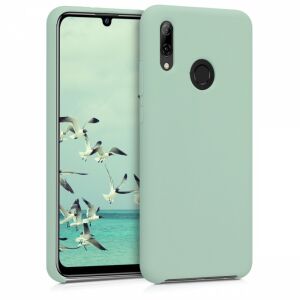 kwmobile Huawei P Smart (2019) green silicone case on phone - Phone Case