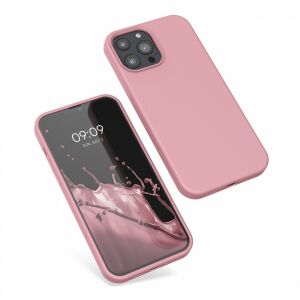 Kwmobile iPhone 13 Pro Max Pink Silicone Case - Dual View - Phone Case