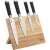 Lamart LT2026 knife set with magnetic wooden stand